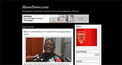 Desktop Screenshot of mawenews.com