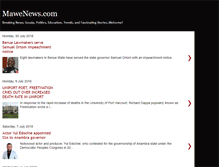 Tablet Screenshot of mawenews.com
